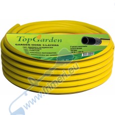 Маркуч градински 3/4 цол, 30м., трислоен, TopGarden 402118